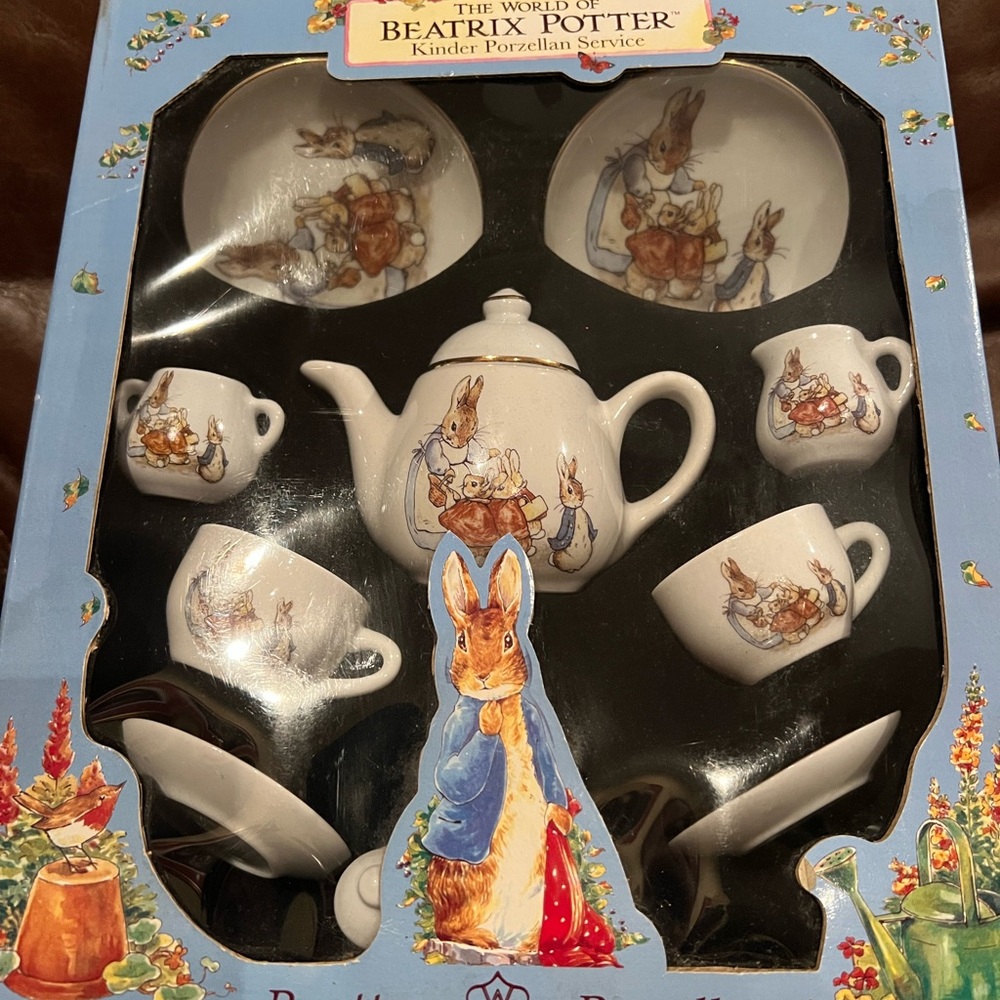 Beatrix Potter Kids Tea Set - White